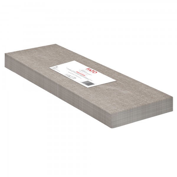 Tovaglia linea AirLaid - 100 x 100 cm - cachemire/caffè - Fato - conf. 25 pezzi Tovaglia linea AirLaid - 100 x 100 cm - cachemire/caffè - Fato - conf. 25 pezzi