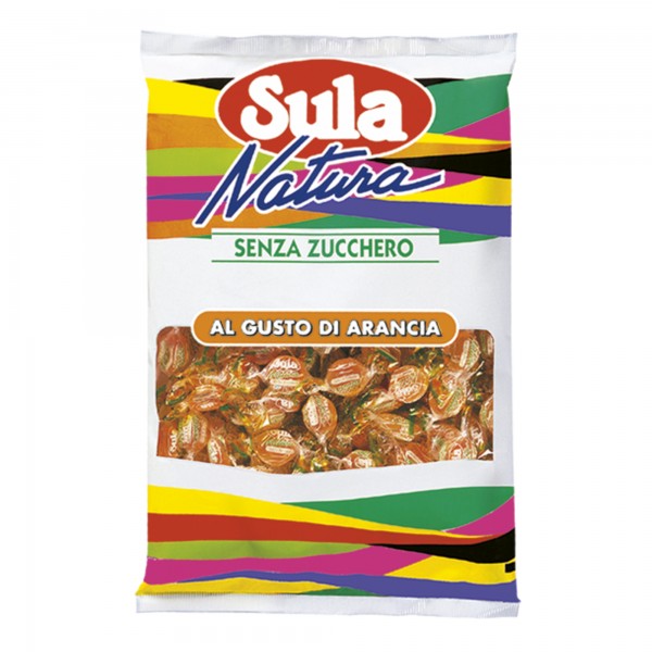 Caramelle Sula - gusto arancia - Sula - busta 1 kg Caramelle Sula - gusto arancia - Sula - busta 1 kg