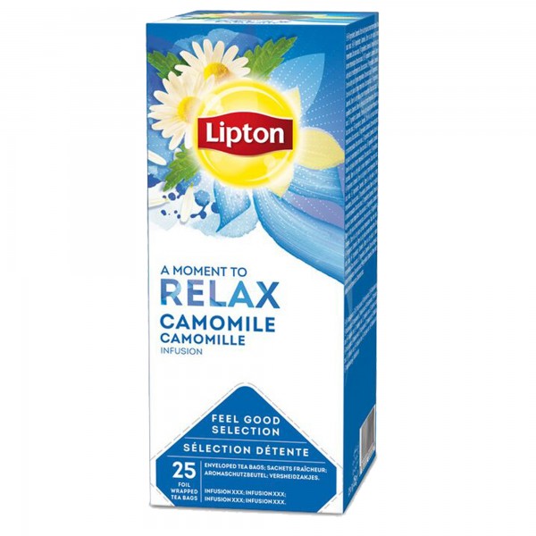 Camomilla - Feel Good Selection - in filtro - Lipton - conf. 25 pezzi Camomilla - Feel Good Selection - in filtro - Lipton - conf. 25 pezzi