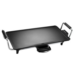 Piastra antiaderente Atena - 43 x 23 cm - 2000 W - nero - Melchioni family