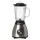 Frullatore Frullo Glass - con bicchiere in vetro - 600 W - nero/argento - Melchioni family