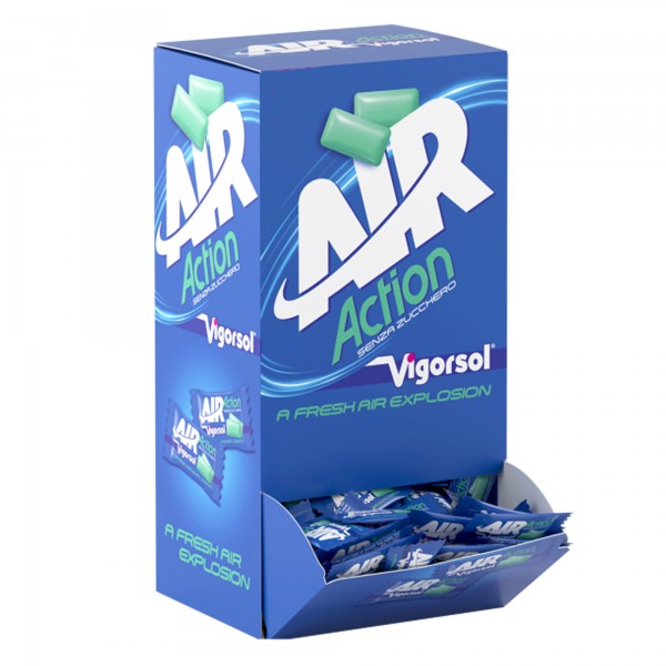 Gomma da masticare Air Action Vigorsol - conf. 250 pezzi Gomma da masticare Air Action Vigorsol - conf. 250 pezzi