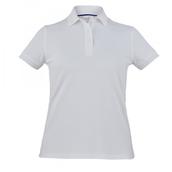 Polo Susan - da donna - manica corta - taglia S - bianco - Giblor's Polo Susan - da donna - manica corta - taglia S - bianco - Giblor's