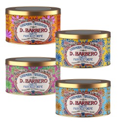 Ovetti misti alle creme - in scatola di metallo - gusto caffE', amaretto e torroncino - 150 gr - Barbero