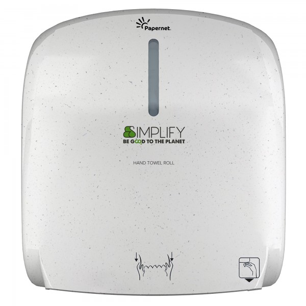 Distributore asciugamani piegati a Z/W Simplify - 29 x 10,8 x 33,6 cm - white wood - Papernet Distributore asciugamani piegati a Z/W Simplify - 29 x 10,8 x 33,6 cm - white wood - Papernet