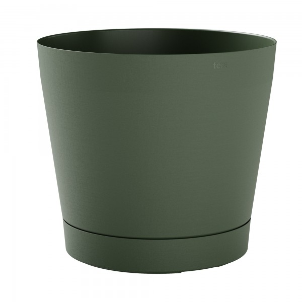 Vaso Orione - 6,3 L - diametro 24 cm - verde foresta - TeraPlast Vaso Orione - 6,3 L - diametro 24 cm - verde foresta - TeraPlast