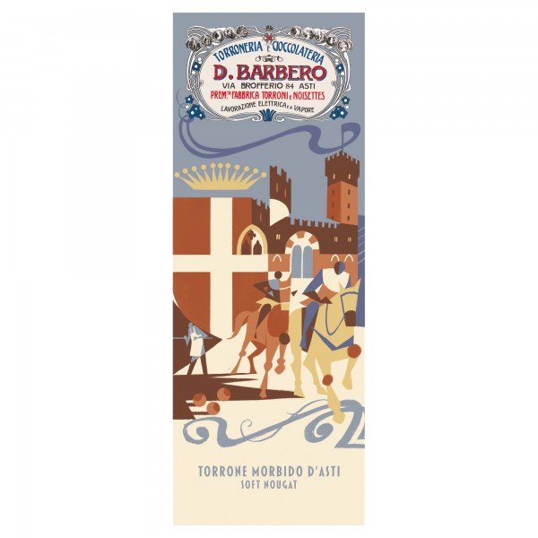 Tavoletta torrone morbido - con nocciole IGP - in astuccio- 150 gr - Barbero Tavoletta torrone morbido - con nocciole IGP - in astuccio- 150 gr - Barbero