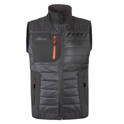 Gilet Wall - taglia M - PL - grigio/arancio - U-Power