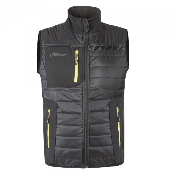 Gilet Wall - taglia XXL - PL - grigio/verde - U-Power Gilet Wall - taglia XXL - PL - grigio/verde - U-Power
