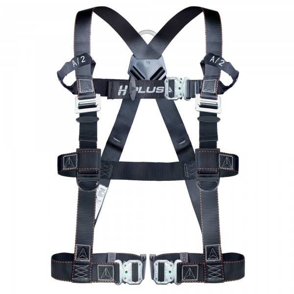 Imbracatura HAR22HA - due punti di ancoraggio - taglia S/M/L - nero - Deltaplus Imbracatura HAR22HA - due punti di ancoraggio - taglia S/M/L - nero - Deltaplus