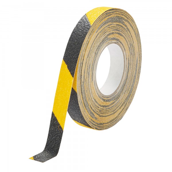 Nastro adesivo antiscivolo DURALINE GRIP+ - 2,5 cm x 15 m - giallo/nero - Durable Nastro adesivo antiscivolo DURALINE GRIP+ - 2,5 cm x 15 m - giallo/nero - Durable