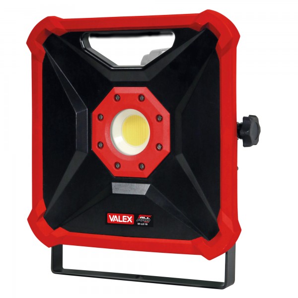 Faro led M-LD 18 - a batteria - 18 V - 26 x 23 x 7 cm - nero/rosso - Valex Faro led M-LD 18 - a batteria - 18 V - 26 x 23 x 7 cm - nero/rosso - Valex