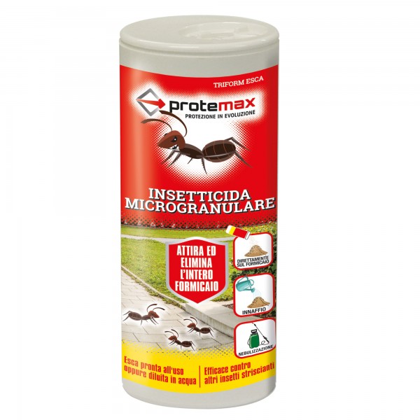 Insetticida microgranulare per formiche e insetti striscianti - in barattolo - 250 gr - Protemax Insetticida microgranulare per formiche e insetti striscianti - in barattolo - 250 gr - Protemax