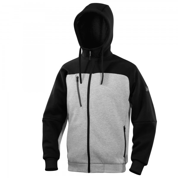 Felpa Borgo - con cappuccio - taglia XXL - grigio/nero - Deltaplus Felpa Borgo - con cappuccio - taglia XXL - grigio/nero - Deltaplus