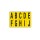 Lettere adesive da A a J - in PVC - 70 x 124 mm - 10 et/fg - 1 foglio - nero/giallo