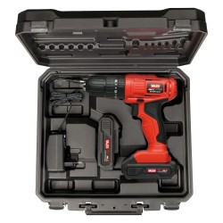 Trapano avvitatore  M-TAP1 18 K1 - con percussione - in valigetta - a batteria al litio - 18 V - Valex