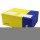 Scatola automontante per ecommerce PICK&Post - S - 26 x 19 x 10 cm - giallo/blu - Blasetti