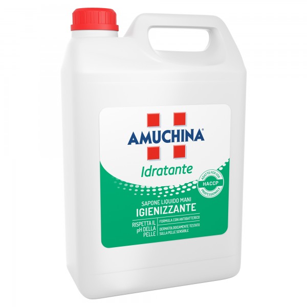 Sapone liquido igienizzante e idratante mani - 5 L - Amuchina