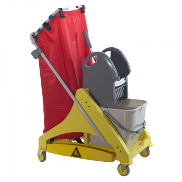 Carrello per pulizie QO-Kart Multi - salvaspazio - 30 L - 42 x 78 x 108 cm - Taxon Carrello per pulizie QO-Kart Multi - salvaspazio - 30 L - 42 x 78 x 108 cm - Taxon