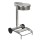 Carrello portasacco - 54,6x60xH94cm - con ruote - 110L - acciaio inox - Stilcasa