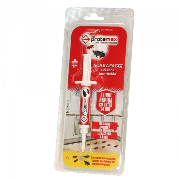 Esca gel siringa - per scarafaggi - 7 gr - Protemax Esca gel siringa - per scarafaggi - 7 gr - Protemax