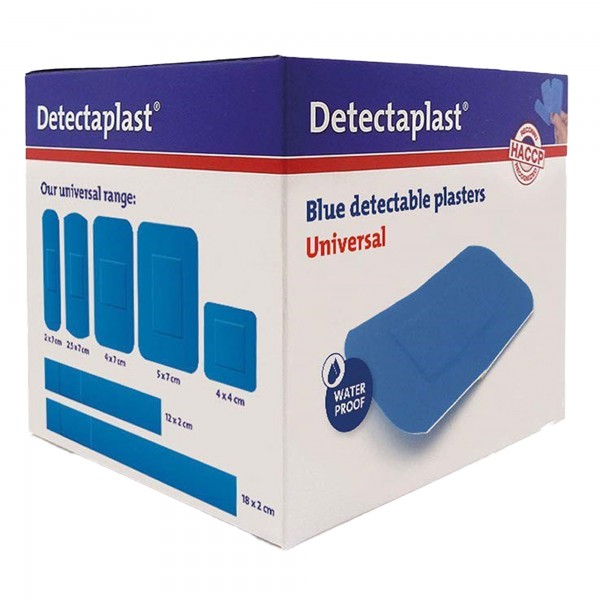 Cerotti detectabili - 5 misure assortite - blu - PVS - conf. 100 pezzi Cerotti detectabili - 5 misure assortite - blu - PVS - conf. 100 pezzi