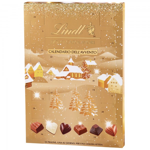 Calendario dell'Avvento Dolci capolavori - 250 gr - Lindt Calendario dell'Avvento Dolci capolavori - 250 gr - Lindt
