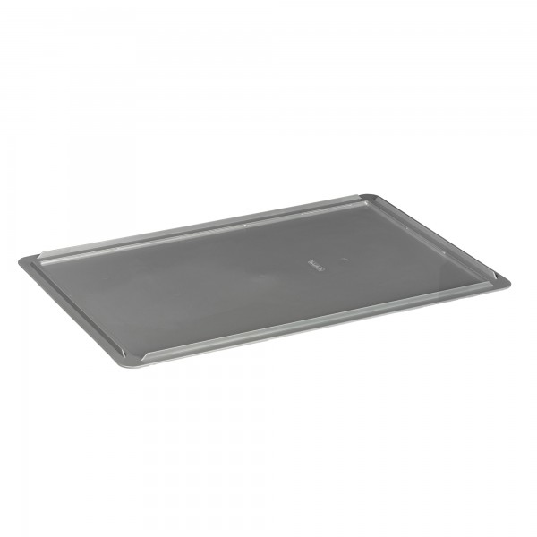 Coperchio per cassa industriale Europa - 60 x 40 x 2 cm - PP - grigio - Mobil Plastic Coperchio per cassa industriale Europa - 60 x 40 x 2 cm - PP - grigio - Mobil Plastic