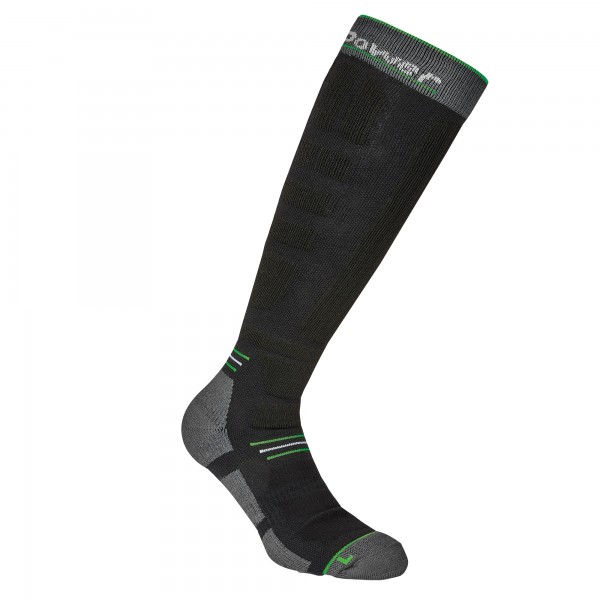 Calze lunghe tecniche Zenith - taglia M (40-43) - nero/verde fluo - U-Power - conf. 2 paia Calze lunghe tecniche Zenith - taglia M (40-43) - nero/verde fluo - U-Power - conf. 2 paia