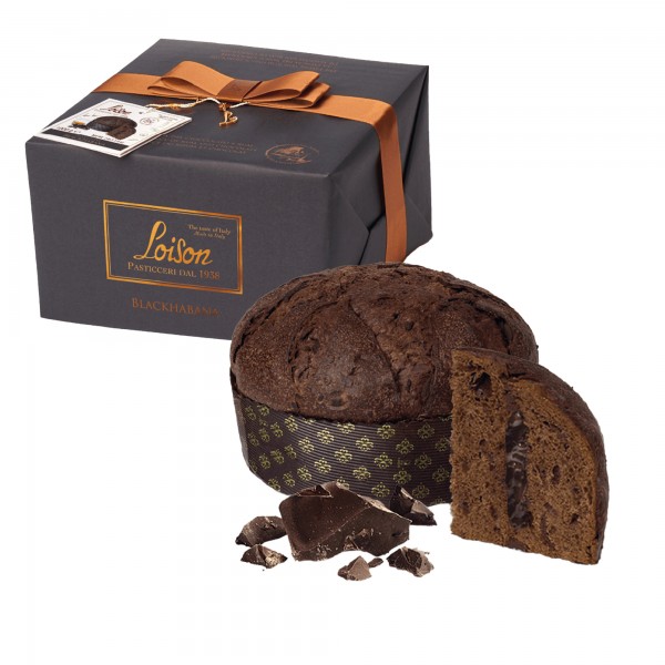 Panettone BlackHabana - Linea Top - cioccolato/rum - 600 gr - Loison Panettone BlackHabana - Linea Top - cioccolato/rum - 600 gr - Loison
