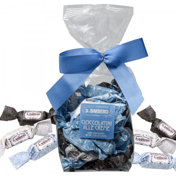 Cioccolatini misti ripieni alle creme - in sacchetto - 200 gr - Barbero Cioccolatini misti ripieni alle creme - in sacchetto - 200 gr - Barbero
