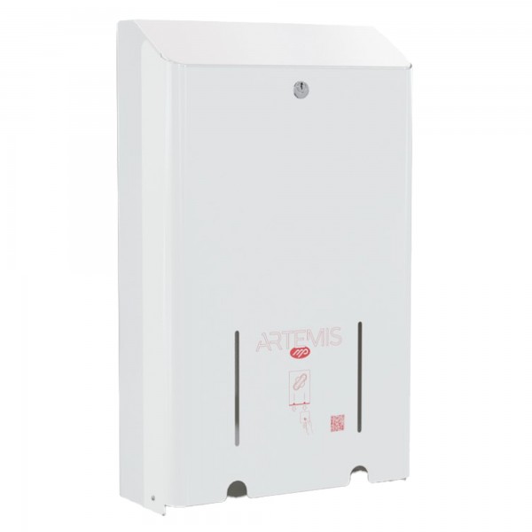 Dispenser assorbenti Artemis - 2 colonne - metallo verniciato - bianco - Mar Plast Dispenser assorbenti Artemis - 2 colonne - metallo verniciato - bianco - Mar Plast