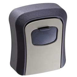 Cassetta di sicurezza per chiavi - combinazione meccanica - 9,5 x 11,5 x 4 cm - metallo - nero/grigio - Valex