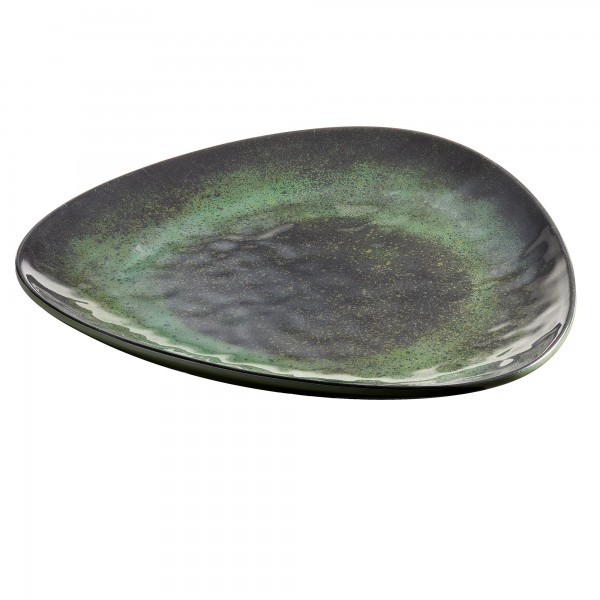 Piatto triangolare Linea Amazzonia - 26,5 x 2,5 cm - melamina - Leone Piatto triangolare Linea Amazzonia - 26,5 x 2,5 cm - melamina - Leone