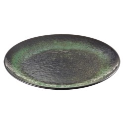 Piatto piano Linea Amazzonia - diametro 23,5 x 2,5 cm - melamina - Leone