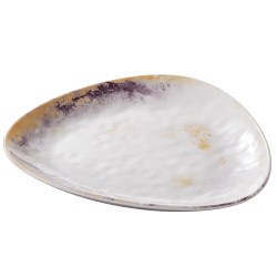 Piatto triangolare Linea Galassia - 19,2 x 2,5 cm - melamina - Leone