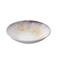 Piatto fondo Linea Galassia - diametro 18,5 x 4 cm - melamina - Leone