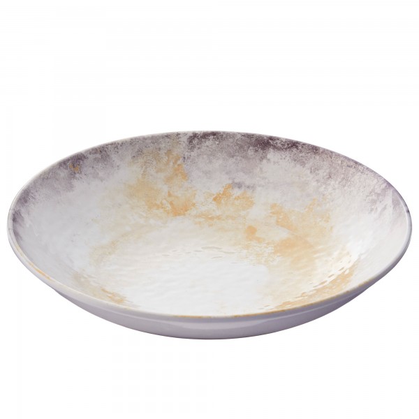 Piatto fondo Linea Galassia - diametro 24 x 5 cm - melamina - Leone Piatto fondo Linea Galassia - diametro 24 x 5 cm - melamina - Leone