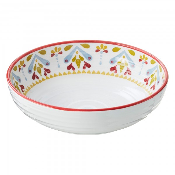 Ciotola Linea Corfù - diametro 20,5 x 5,5 cm - melamina - Leone Ciotola Linea Corfù - diametro 20,5 x 5,5 cm - melamina - Leone