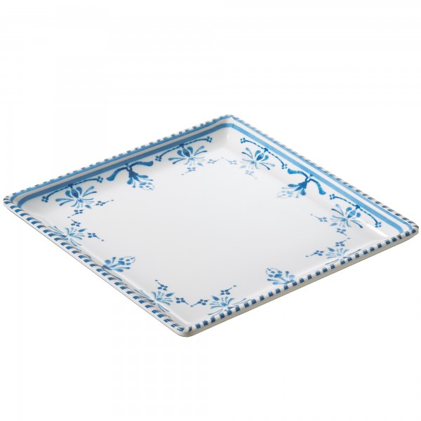 Piatto quadrato Linea Zante - 17 x 17 x 2 cm - melamina - Leone Piatto quadrato Linea Zante - 17 x 17 x 2 cm - melamina - Leone