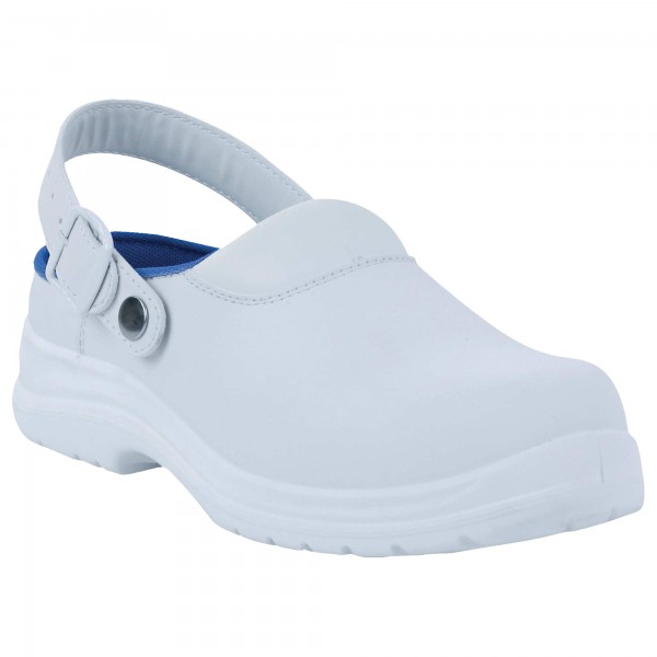 Calzatura sabot Maubec 4 SBEA SR - microfibra - numero 47 - bianco - Deltaplus Calzatura sabot Maubec 4 SBEA SR - microfibra - numero 47 - bianco - Deltaplus