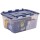 Contenitore multiuso Bankers Box - 43 x 59 x 28 cm - 45 L - PP - con coperchio a cerniera blu - trasparente - Fellowes