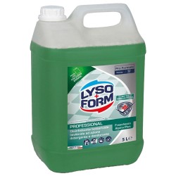 Detergente disinfettante Lysoform Plus - per pavimenti - freschezza alpina - 5 L - Lysoform