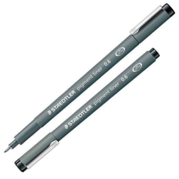 Pennarello Pigment Liner 308 - nero - 0,6 mm - Staedtler Pennarello Pigment Liner 308 - nero - 0,6 mm - Staedtler