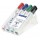 Pennarelli Lumocolor whiteboard 351 - tratto 2 mm - colori assortiti - Staedtler - conf. 4 pezzi