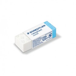 Gomma Combi Rasoplast - 43 x19 x13 mm - blu e bianca - Staedtler - conf. 30 pezzi