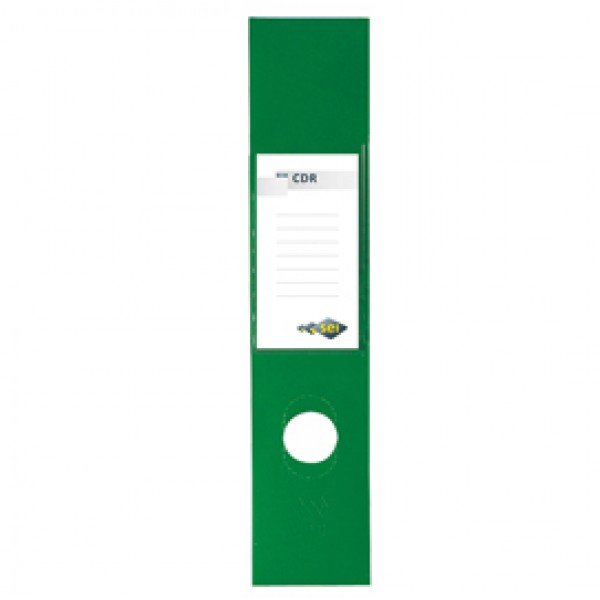 Copridorso CDR - PVC autoadesivo - verde - 7 x 34,5 cm - Sei Rota - conf. 10 pezzi