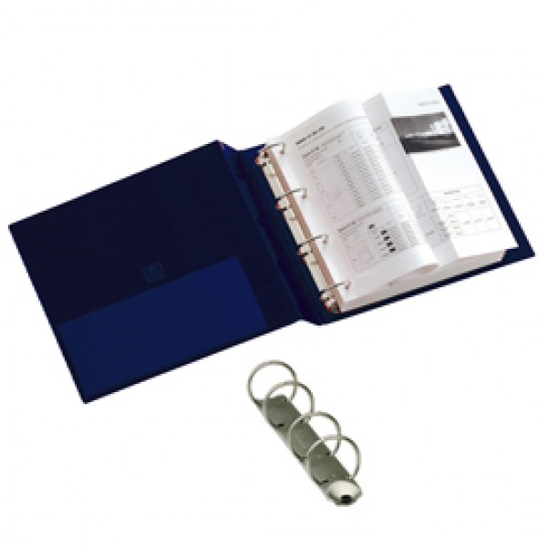 Raccoglitore Stelvio - 4 anelli tondi 30 mm - dorso 3,5 cm - 22 x 30 cm - blu - Sei Rota Raccoglitore Stelvio - 4 anelli tondi 30 mm - dorso 3,5 cm - 22 x 30 cm - blu - Sei Rota