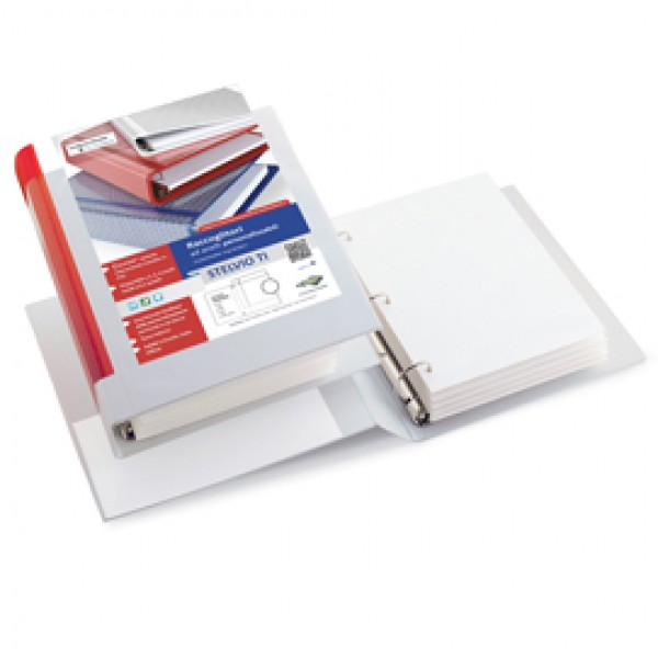Raccoglitore personalizzabile Stelvio TI - 3 anelli a D 30 mm - dorso 4 cm - 15 x 21 cm - bianco - Sei Rota Raccoglitore personalizzabile Stelvio TI - 3 anelli a D 30 mm - dorso 4 cm - 15 x 21 cm - bianco - Sei Rota