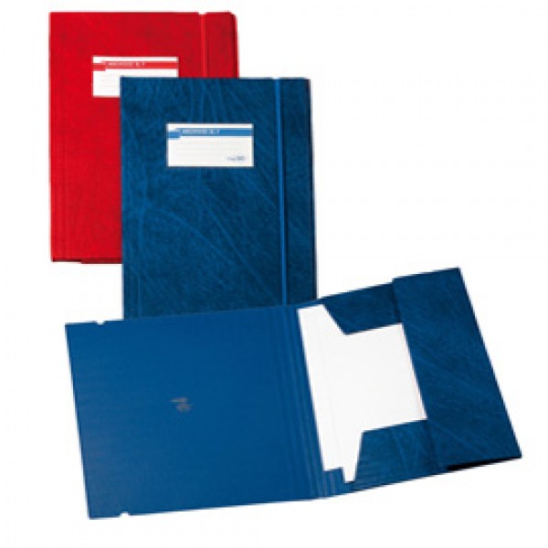 Cartellina 3 lembi Archivio 3L F - con elastico - colpan® - 25 x 35 cm - blu - Sei Rota